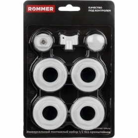 ROMMER 1/2 монтажный комплект 7 в 1 (RAL9016) F011-1/2
